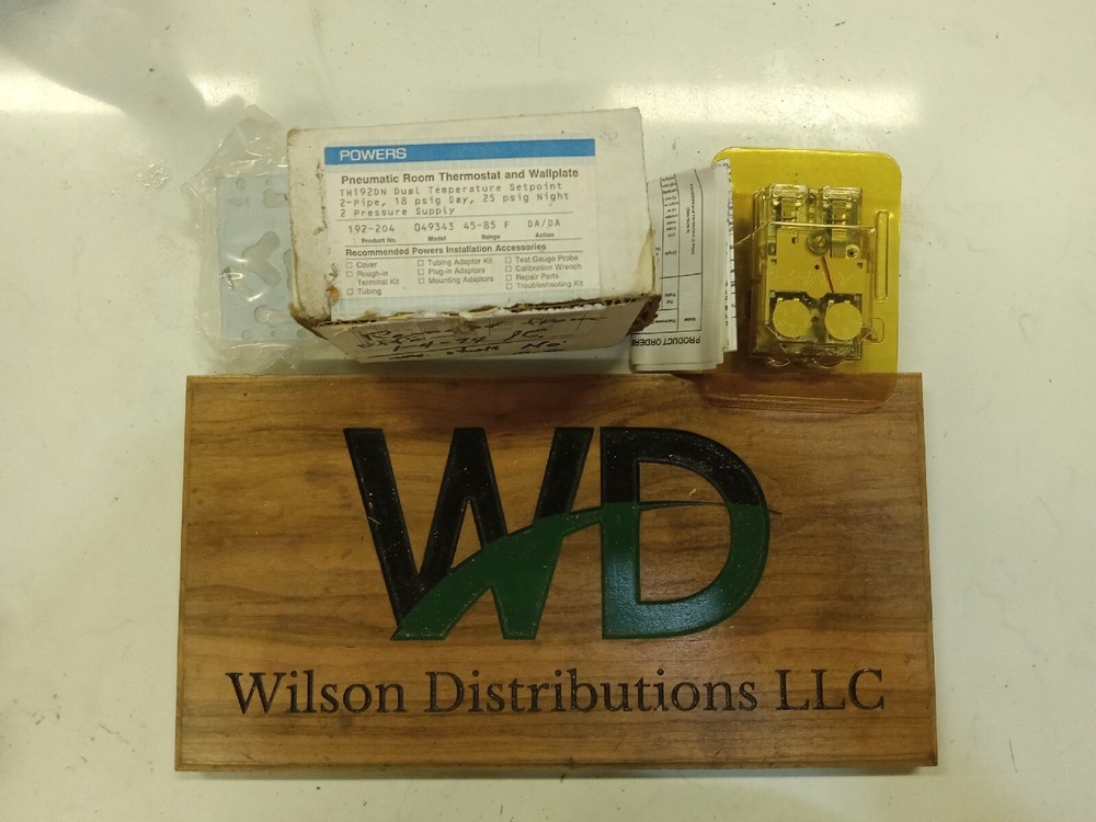 POWERS CONTROL - TH192DN - 192-204 - DUAL TEMP Pneumatic Thermostat - 45-85F°