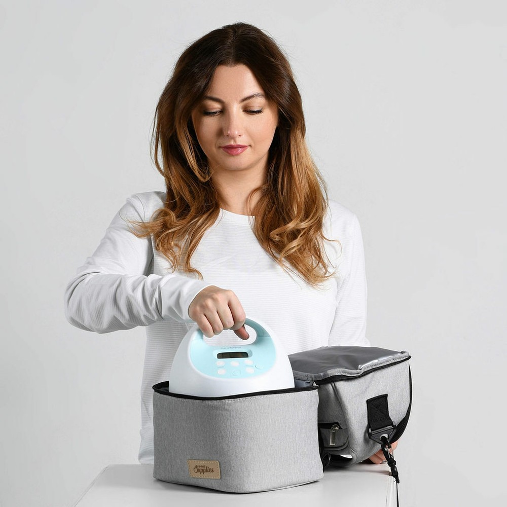 CoolCarry™ Breastpump Cooler Bag + Ice Pack