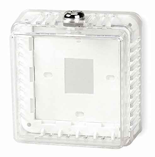 Universal Thermostat Guard, Off-White, Plastic