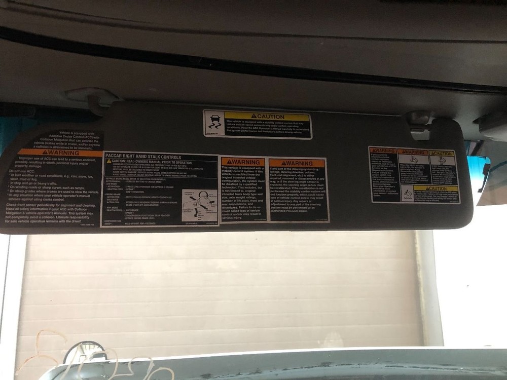 Peterbilt 579 Left/Driver Interior Sun Visor - Used