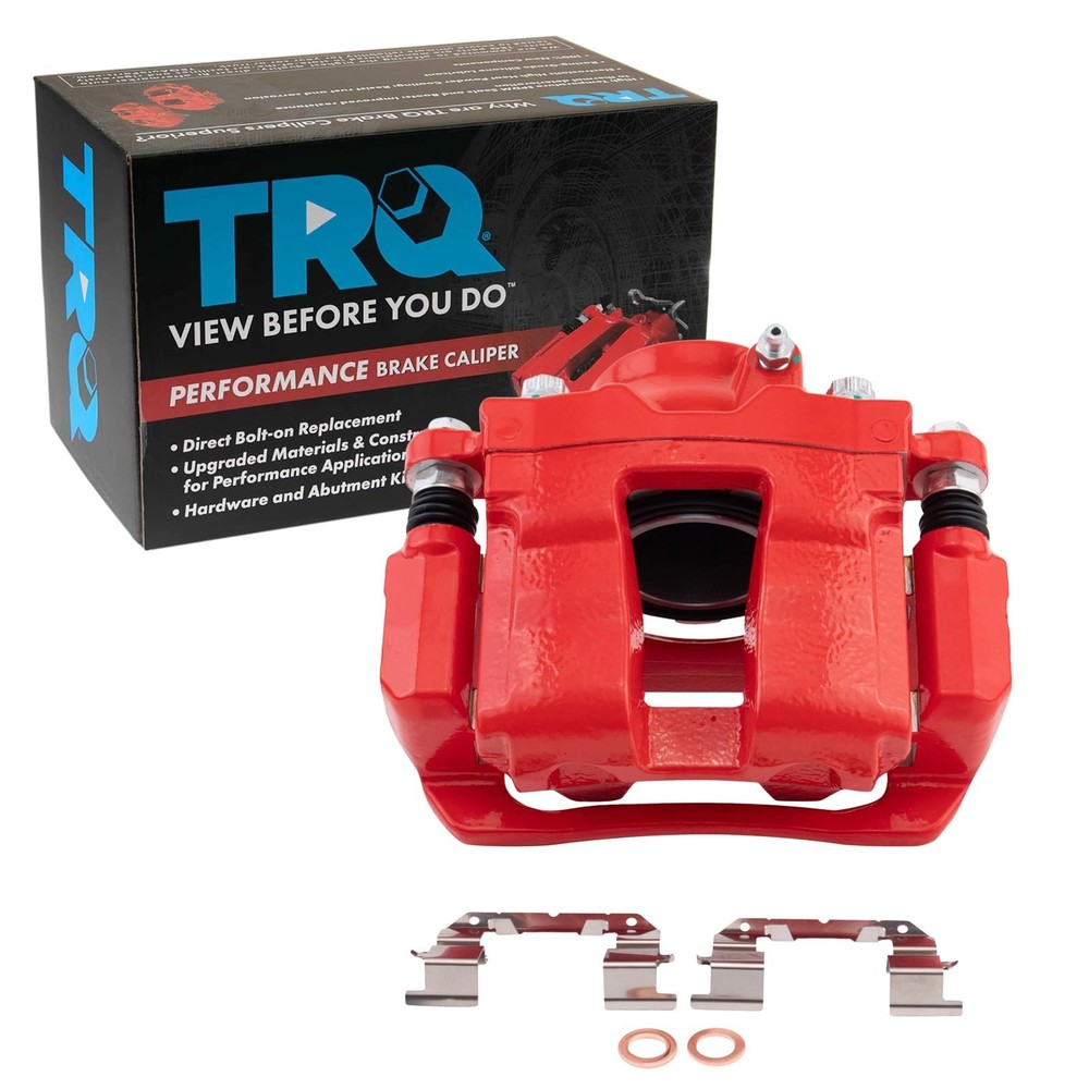 TRQ Performance Front Right Performance Brake Caliper Red Passenger Side Comp...
