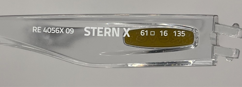 2447 - REVO 4056X CLEAR BOTH TEMPLES AUTHENTIC