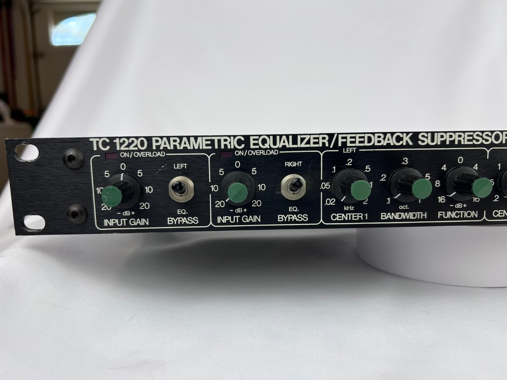 TC Electronic TC 1220 Parametric Equalizer/Feedback Suppressor – Pro Audio Gear