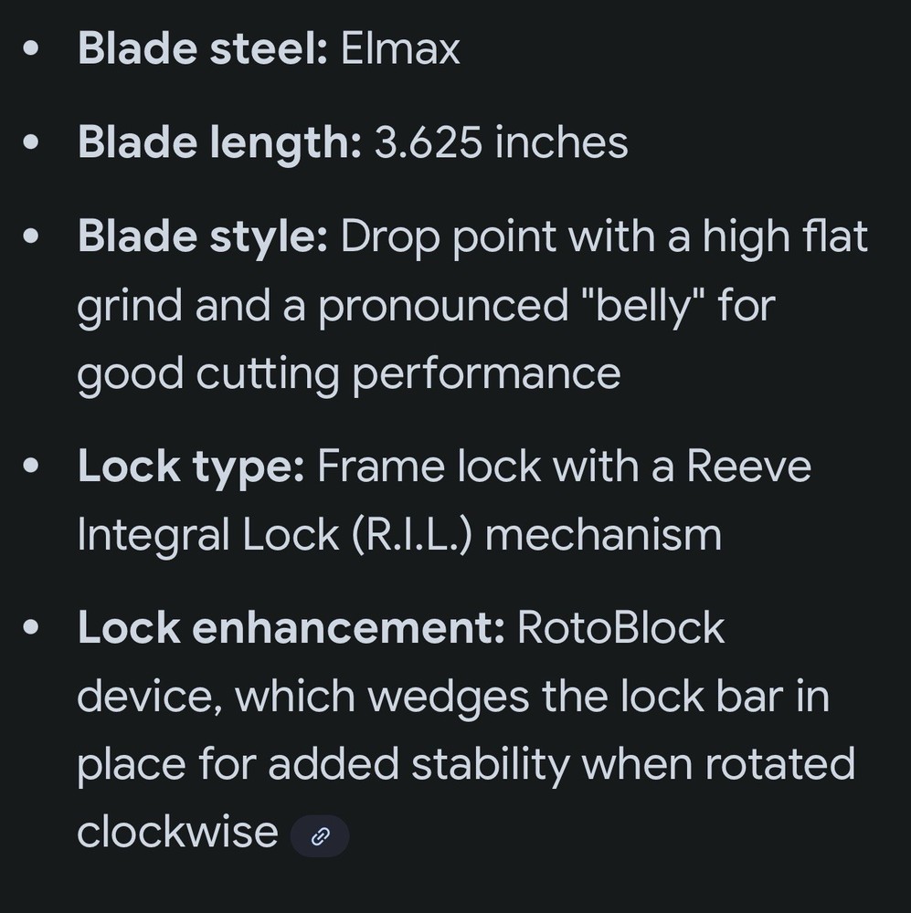 Spyderco LionSpy Satin Elmax Plain Blade Black G-10/TITANIUM Handle