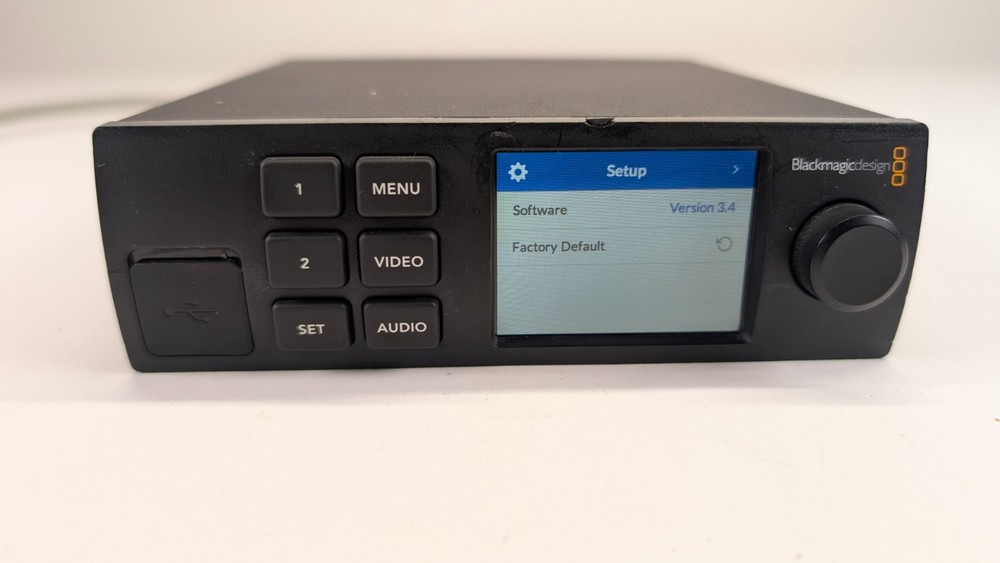 Blackmagic Web Presenter w/ Smart Panel Firmware v 3.4 Tested