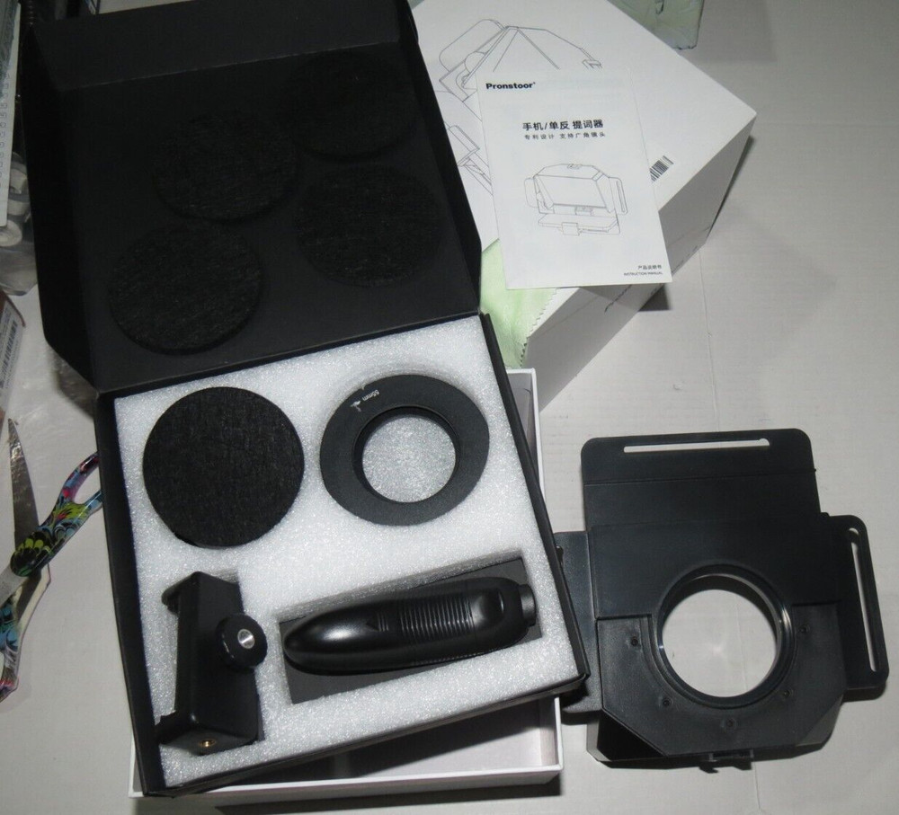 Pronstoor Smartphone and DSLR teleprompter Missing Mirror