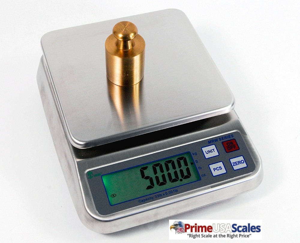 15lb x 0.0005lb Digital Washdown Scale, Kitchen Scale, Portion Control Scale