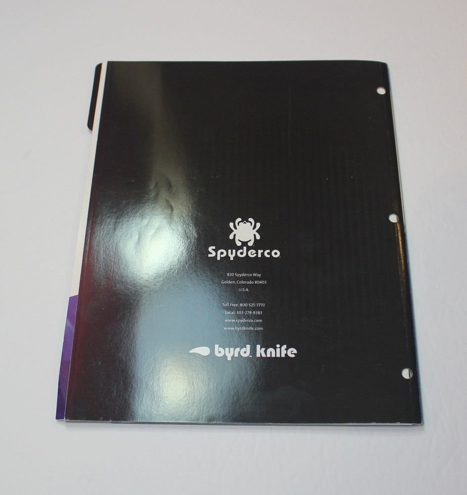 NEW Unused Spyderco 2007 Product Guide