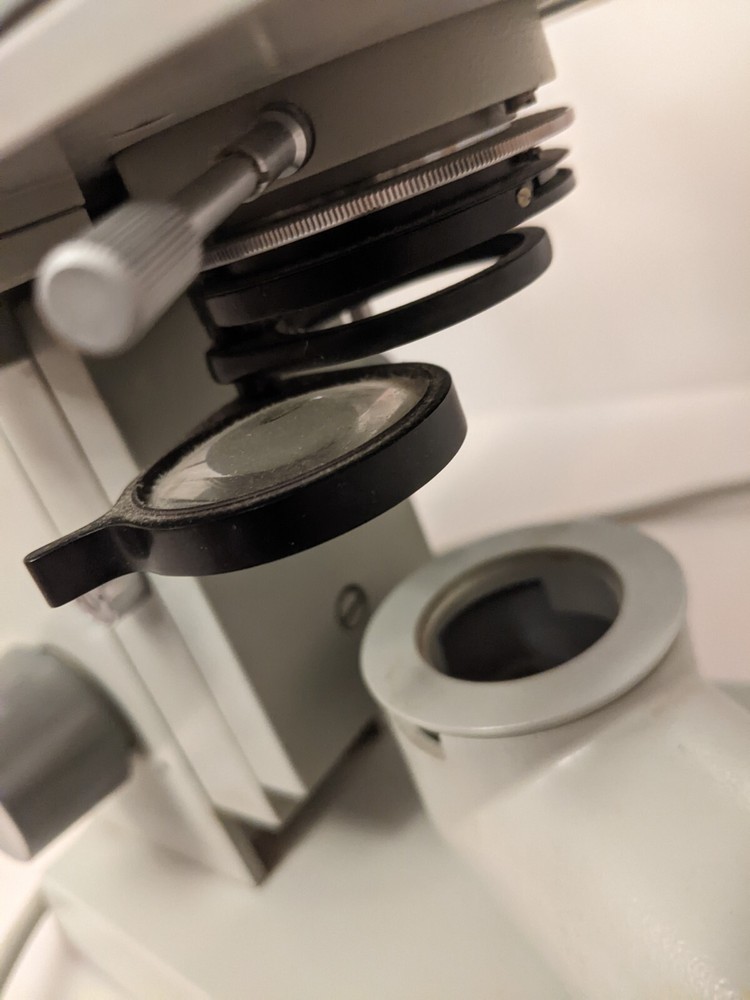 Vintage Carl Zeiss Jena Binocular Microscope. S/N 560973