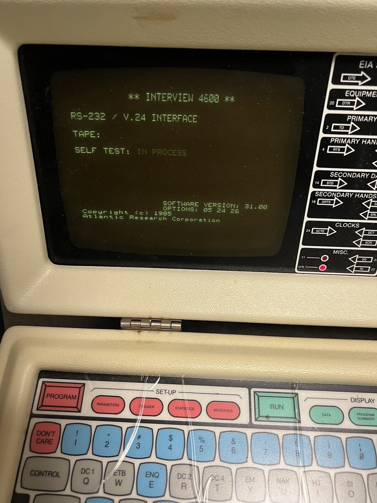 VINTAGE ARC Interview 4600  INT-895-15  Data Protocol Analyzer