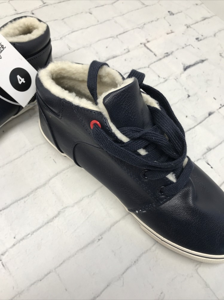 Boys Size 4 Sneaker Cat & Jack Blue High Top Winter Boot