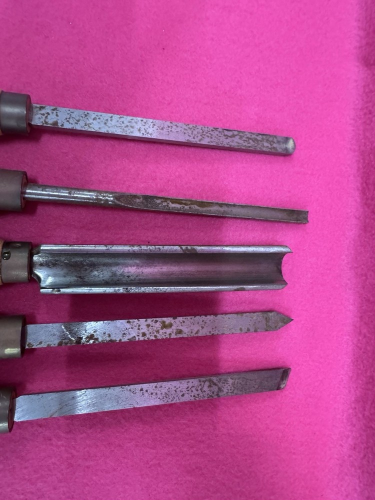 Crown Handmade 5 Piece Full Size Woodturning Set.