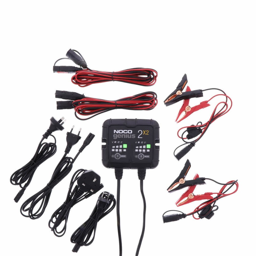 Genius 2x2 6/12V 2A Battery Charger