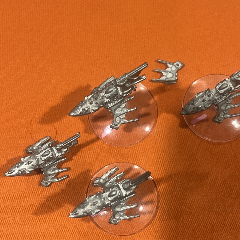 Battlefleet Gothic Eldar Nightshade Destroyer X4 OOP Warhammer Games Workshop