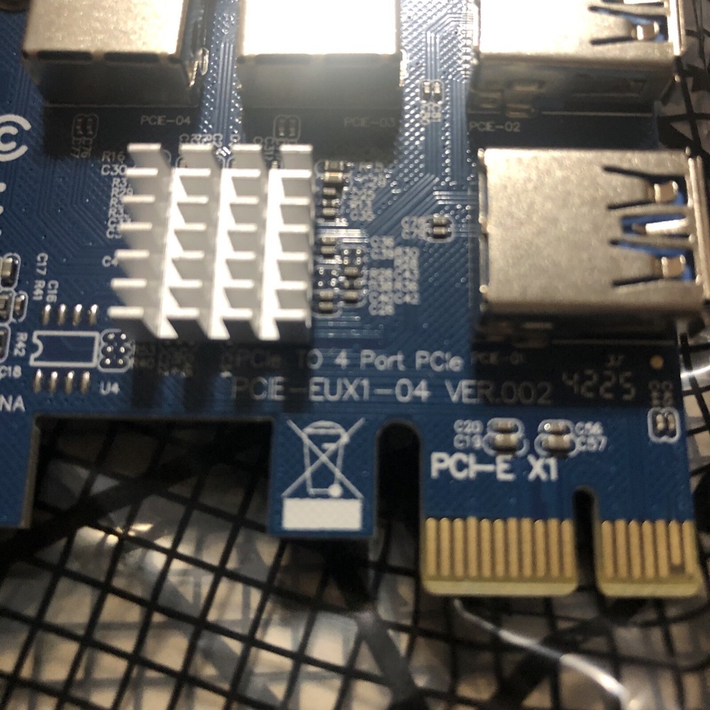 PCI Express Multiplier Card ETH Adapter for Bitcoin Mining Riser Card