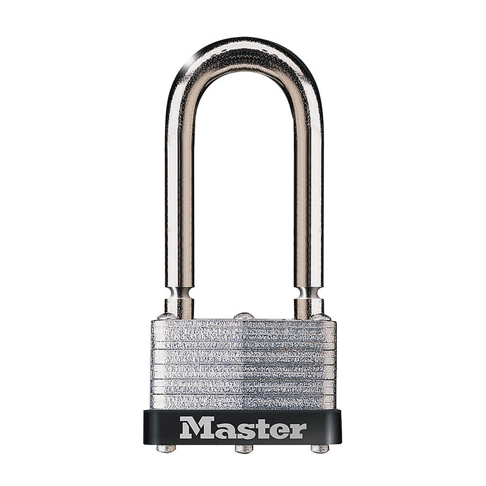 MASTER LOCK 500KABRKLH Keyed Padlock, 13/16 in,Rectangle,Silver 4DJR4