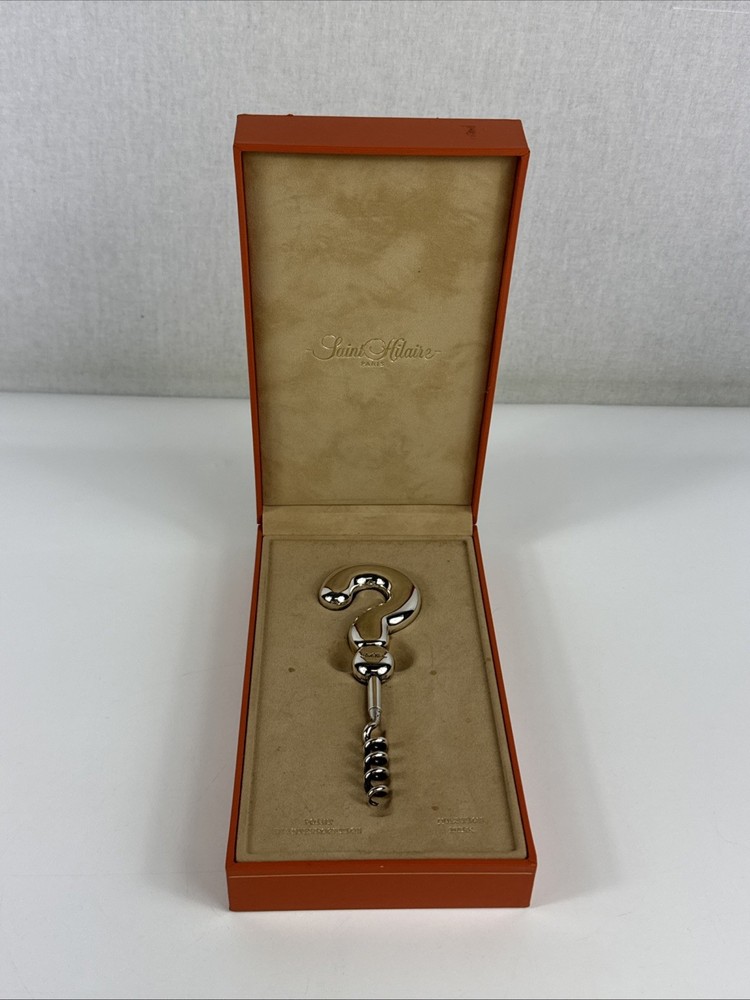 Point D’interrogation Question Mark Silver Plated corkscrew Saint Hilaire