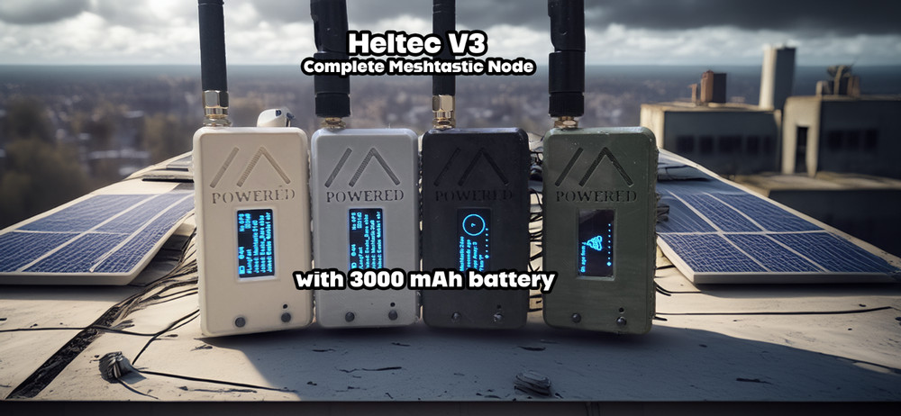 Heltec v3 Esp32 Meshtastic Node - US Region Complete Node
