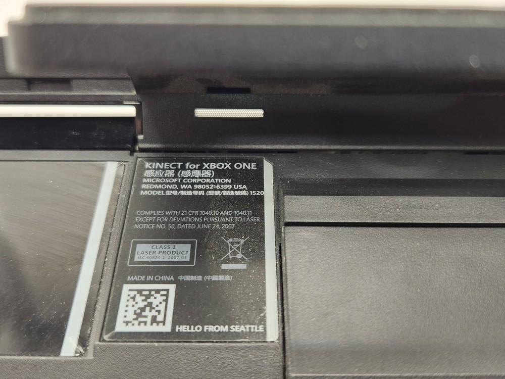 Microsoft Xbox One Kinect Camera Motion Sensor Bar Black-Model 1520