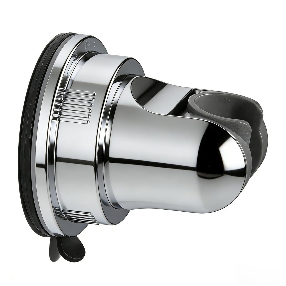 Handheld Shower Head Holder Suction Cup  Relocatable  Wide Angles Adjustable ...