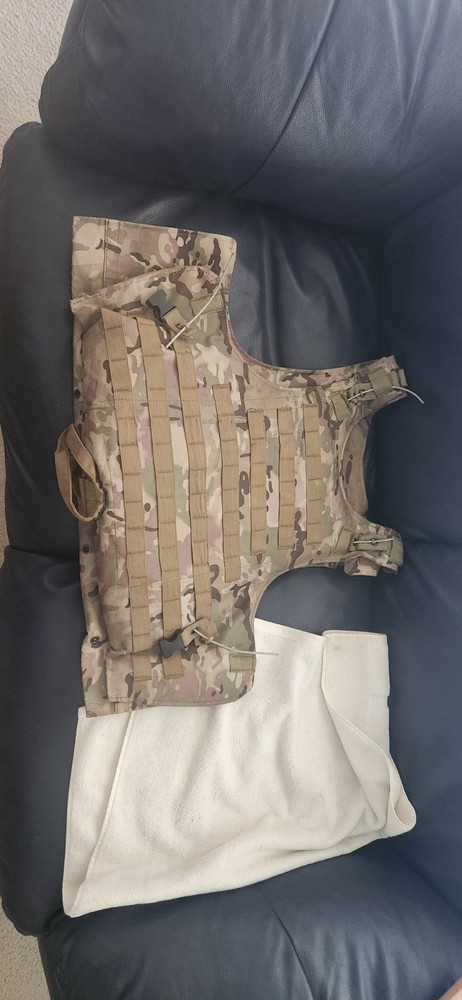 Plate Carrier Soft Armor Level 3A Protection Multicam Pattern