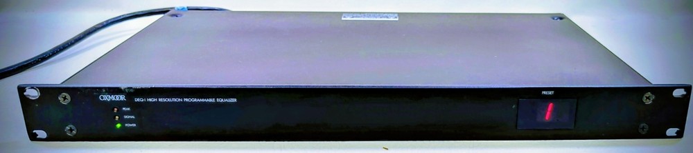 Oxmoor DEQ-1 High Resolution Programmable Equalizer w/Power Cord