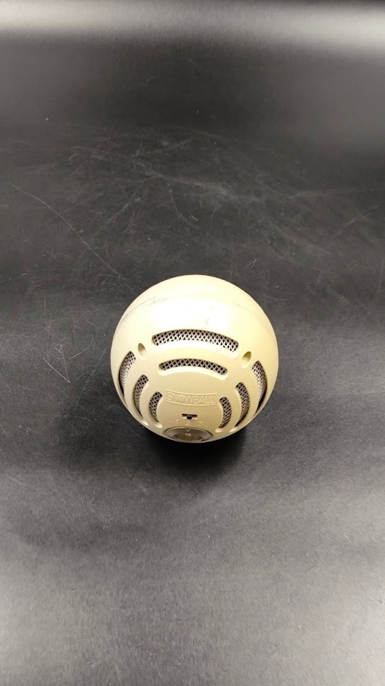 Blue Snowball USB Microphone Used Working White