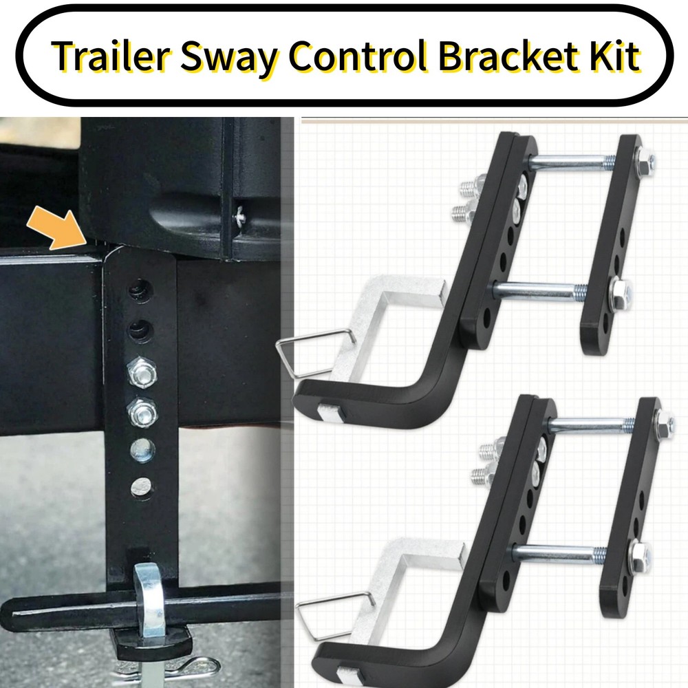 Trailer Sway Control Bracket for Equalizer Hitch-Weight Distribution 3" 4" 5" 6"