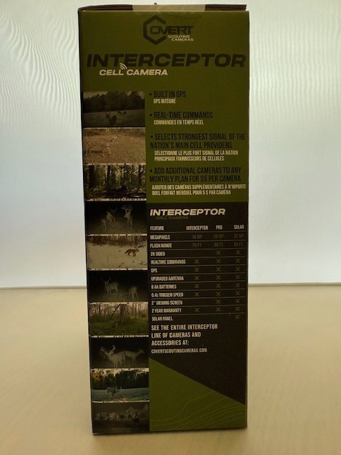 Covert Interceptor Wireless Cellular 16MP Game Trail Camera 0210