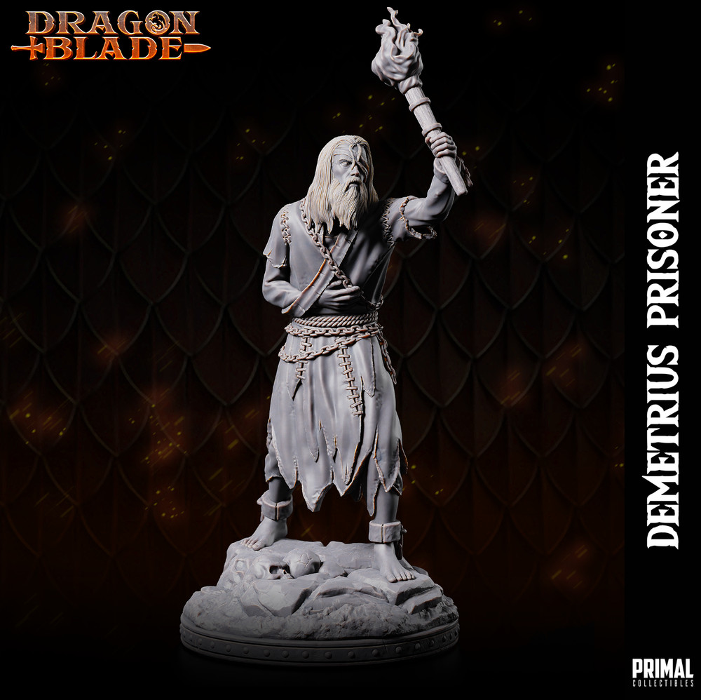 DnD Demetrius Prisoner 32mm Scale