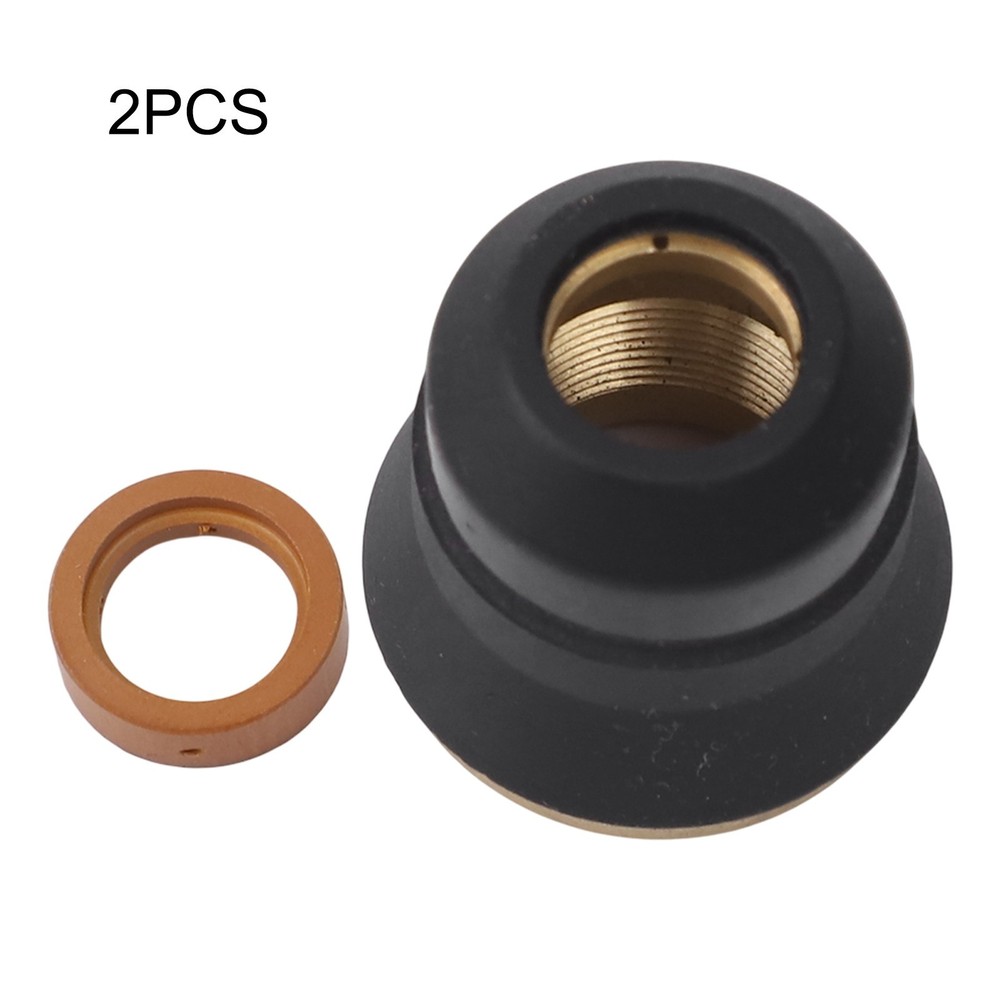 Torch Consumables Kit 2PCS including Shield Cap and Swirl Ring for IPT45