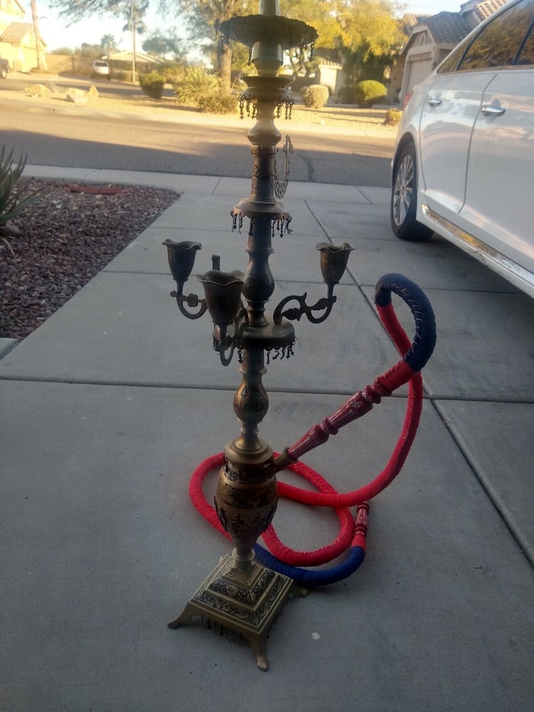 Vintage Persian Hookah 32" Tall