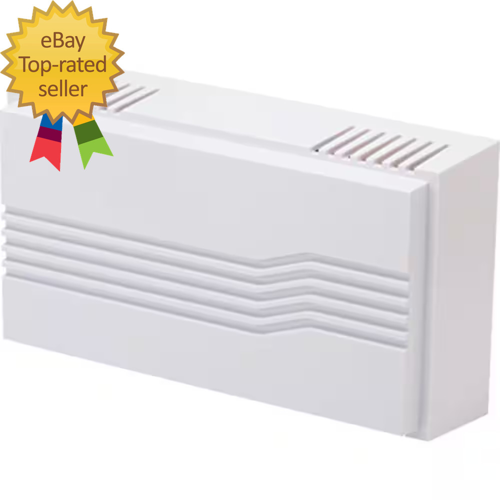 2-Note Classic Design Wired Doorbell Chime, White
