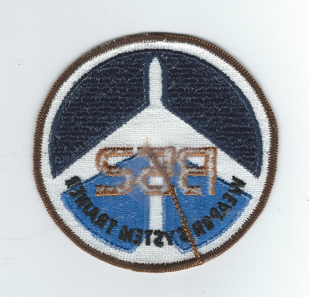 B-52 WEAPONS SYSTEM TRAINER patch