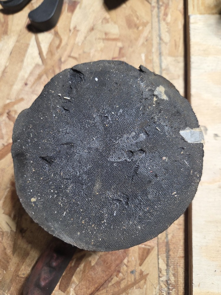 Red Black Pneumatic Orbital Sander