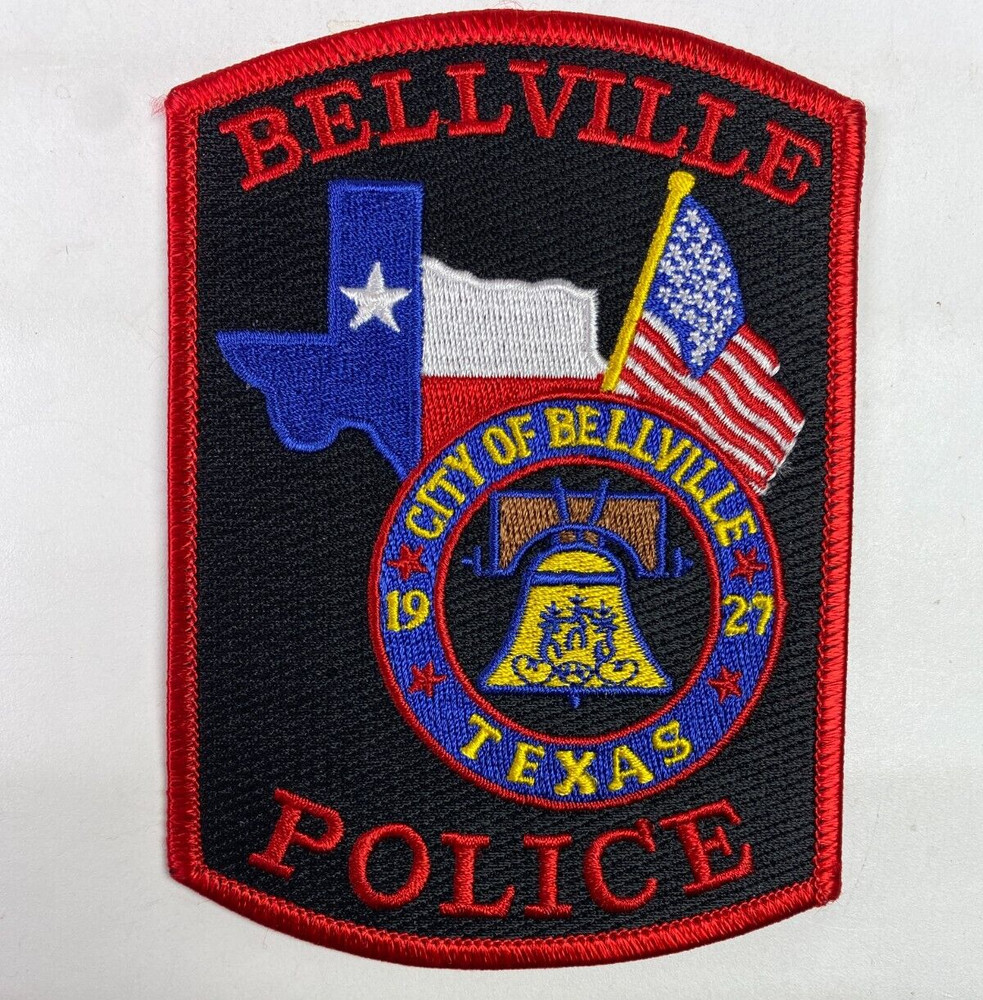 Bellville Police Texas TX Patch D6