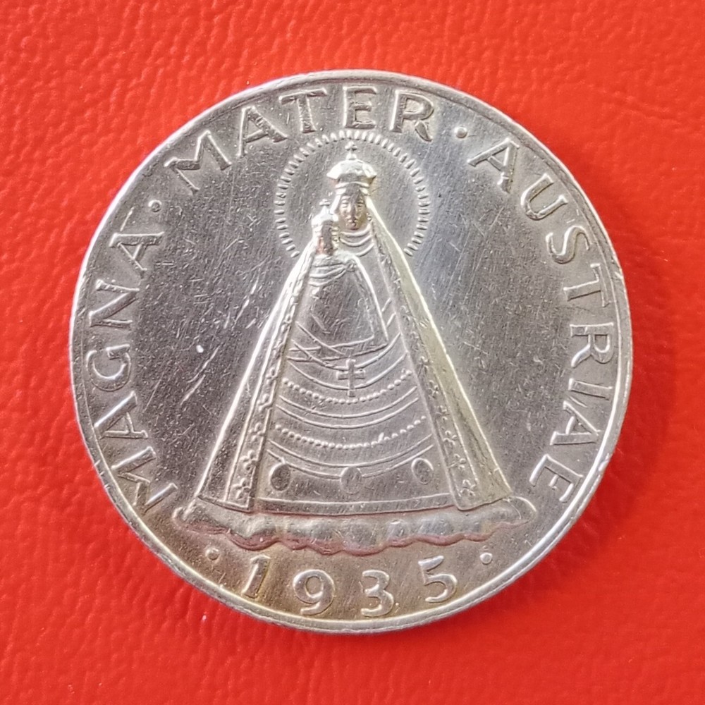 5 Schilling Austria 1935 VF / Silver / KM #2853