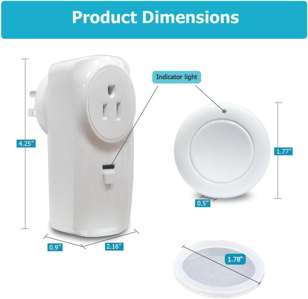 Disposal Sink Top Switch, Garbage Disposal Wireless Switch - Remote control-No D