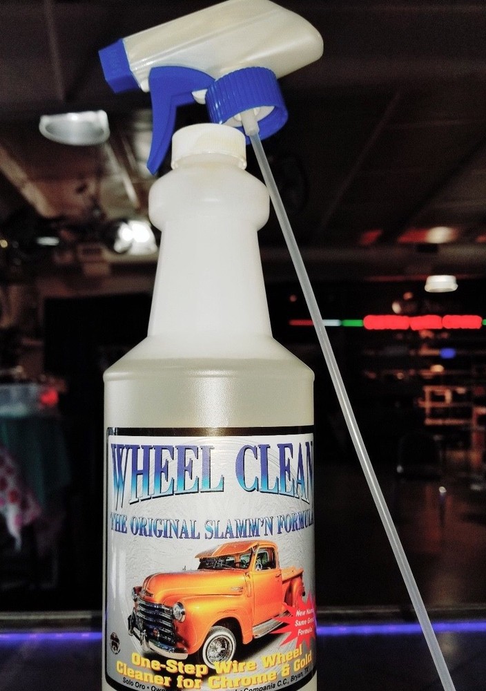Chrome Cleaner Slammin wire spoke wheels rims
