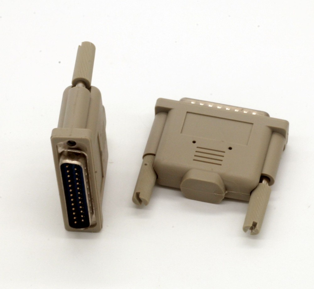 Parallel Loopback Tester Adapter Plug DB25-Male port jack Loop Back Testing