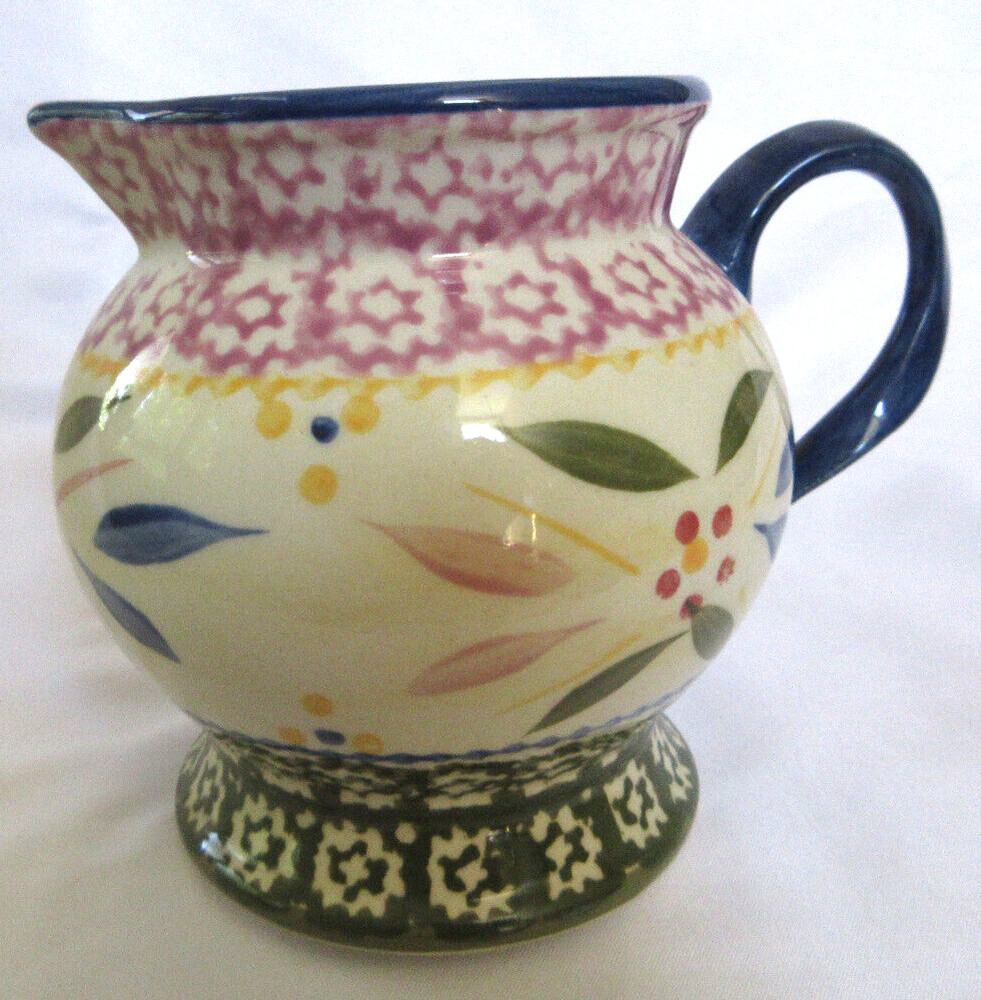 Temptations by Tara Old World Multicolor Creamer PPP-BT EUC