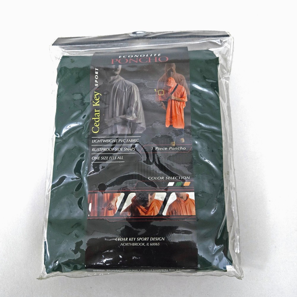 Poncho Cedar Key Sports Econolite