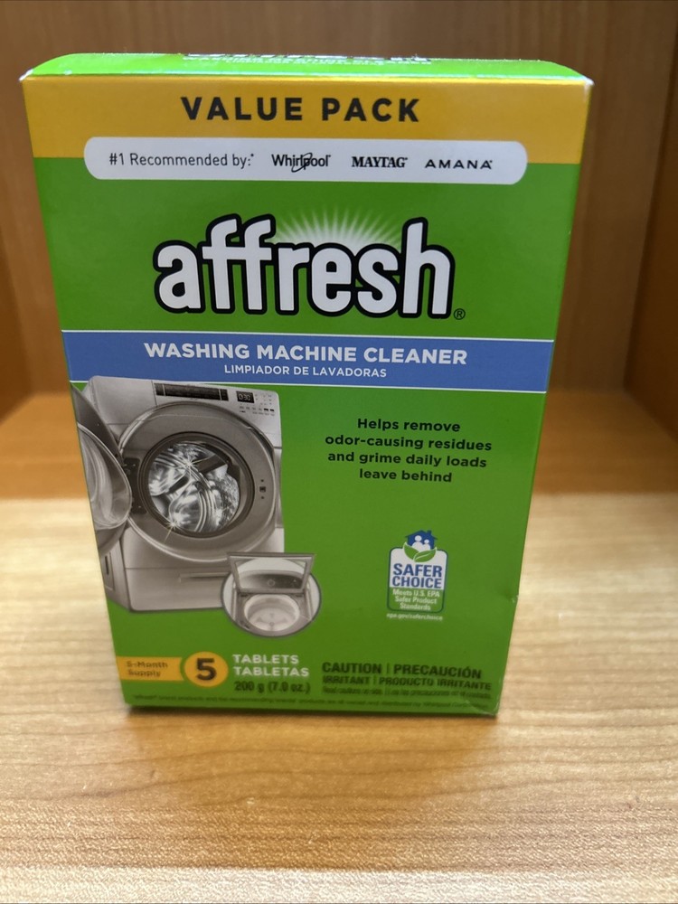 affresh W10549846 Washing Machine Cleaner, 5 Tablets