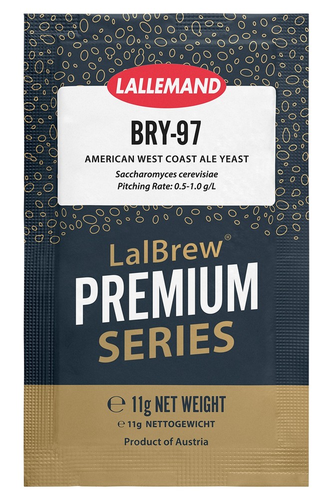 Lallemand Lalbrew BRY-97™ American West Coast Ale Yeast 11g