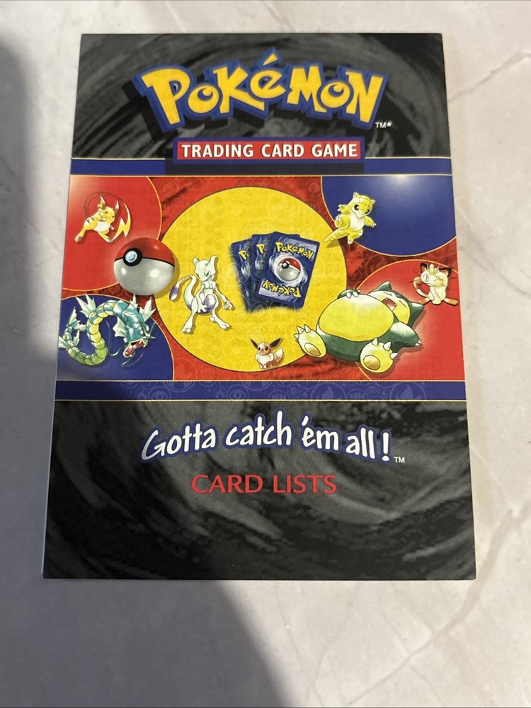 2000 Pokémon Team Rocket Trouble Theme Deck (Open Box)
