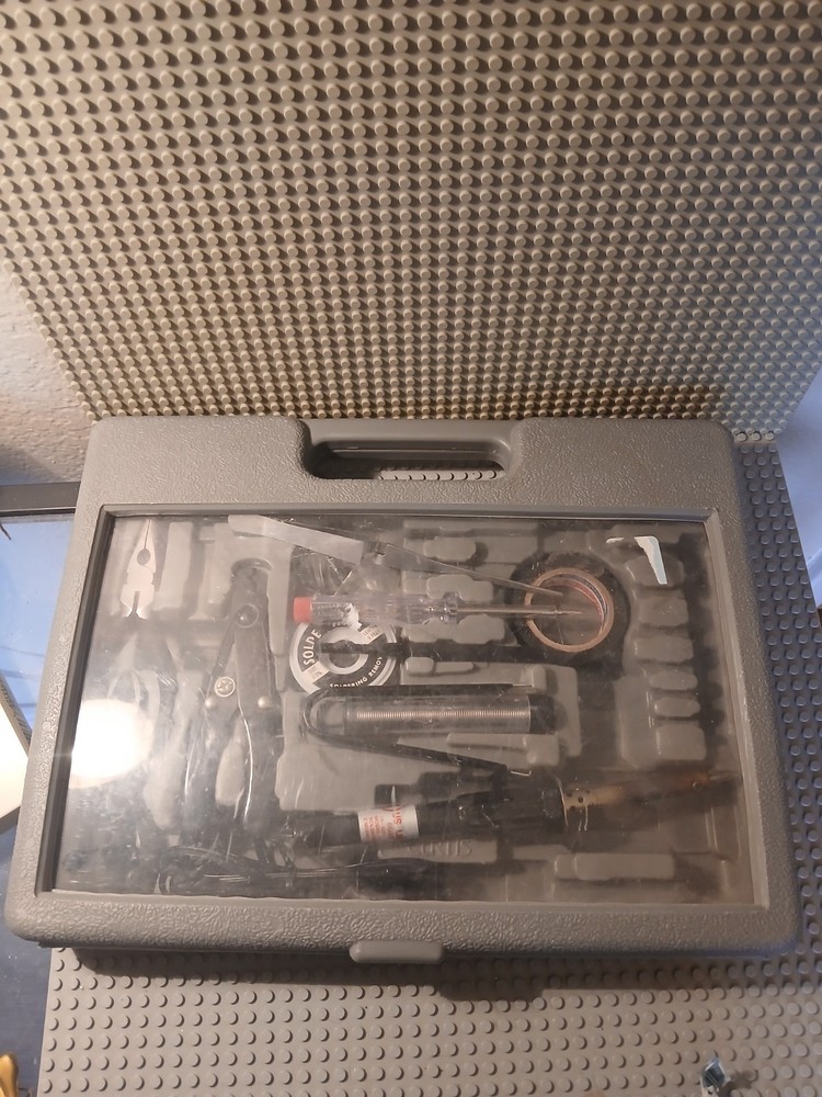 soldering tool set LOT curtis with box-Vintage