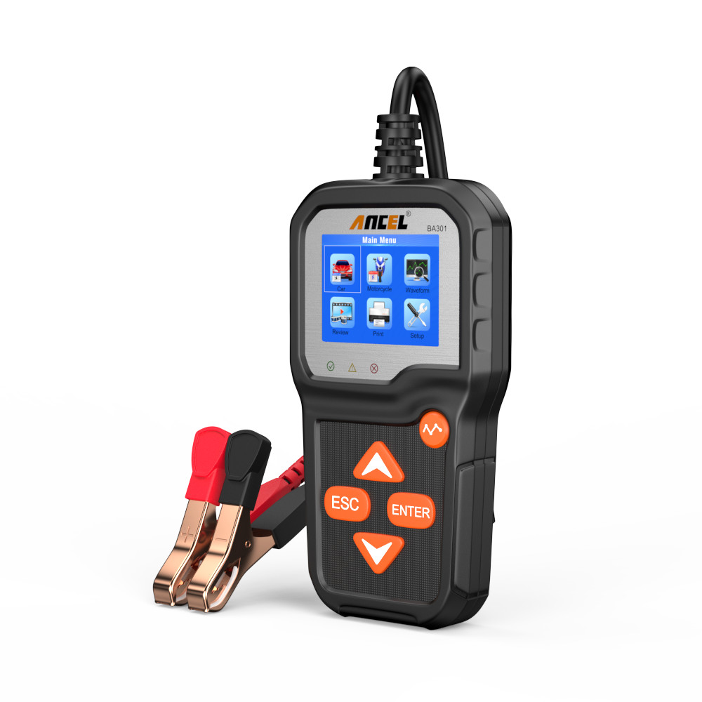 ANCEL BA301 Auto Battery Tester Analyzer 100-2000 CCA Cranking Charging System