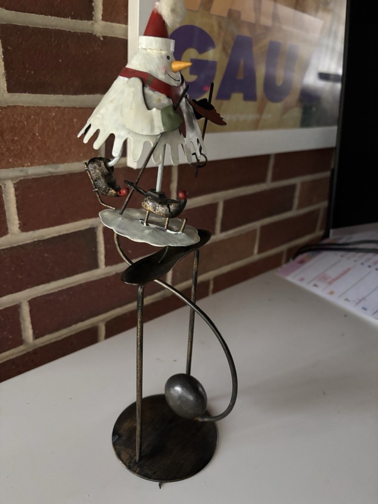 Rocking Snowman Decor