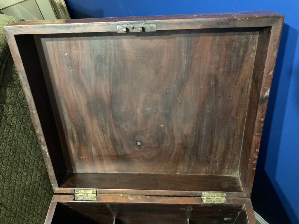 Antique Cellarette 19th C Mahogany