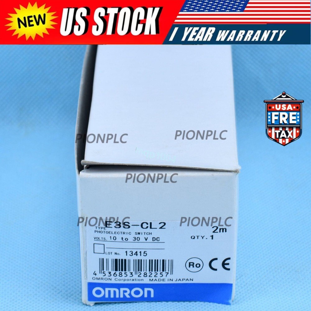 New OMRON E3S-CL2 Diffuse Photoelectric Sensor Switch In Box E3SCL2 US Free TAX